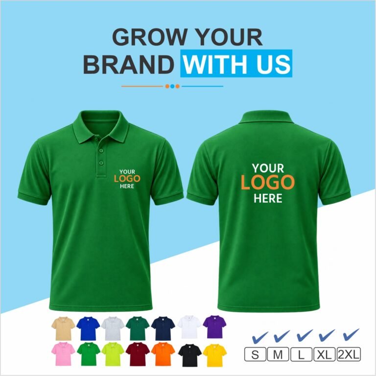 Polo T-Shirt — 220 GSM Cotton Matty
